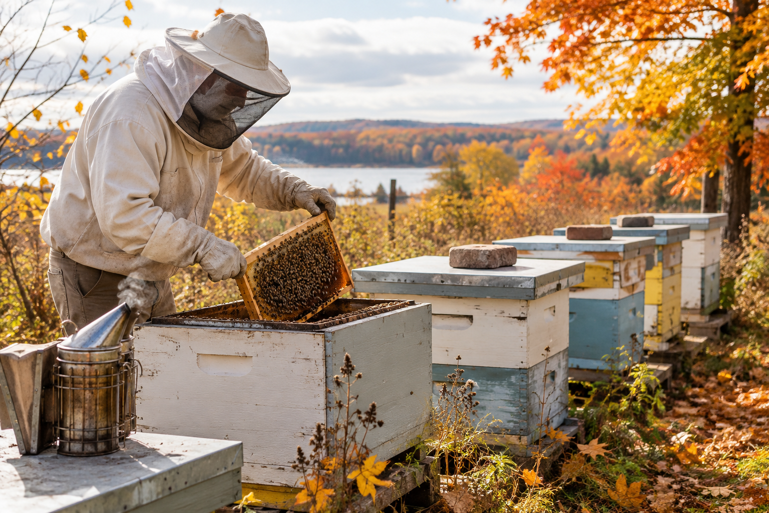 October beekeeping in Ontario