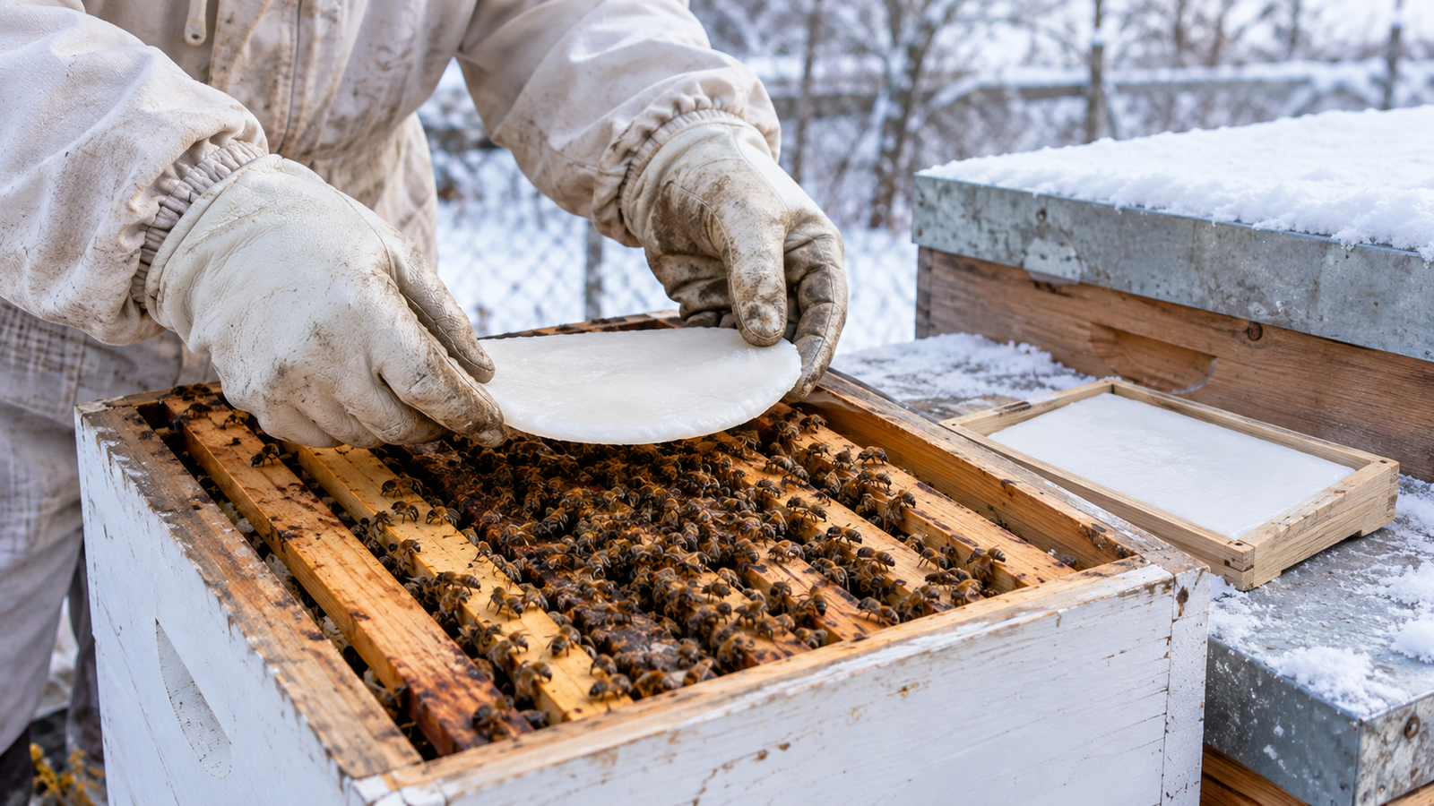 How to Feed Bees Fondant